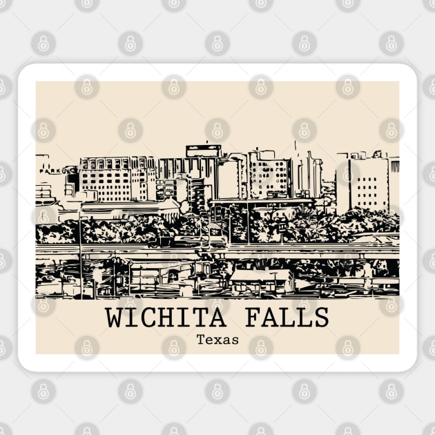 Wichita Falls - Texas Magnet by Lakeric